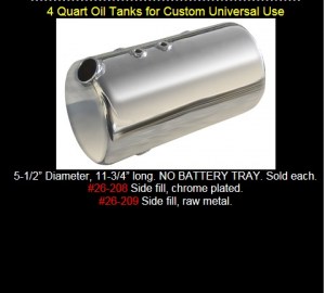 reservoirs huile customD